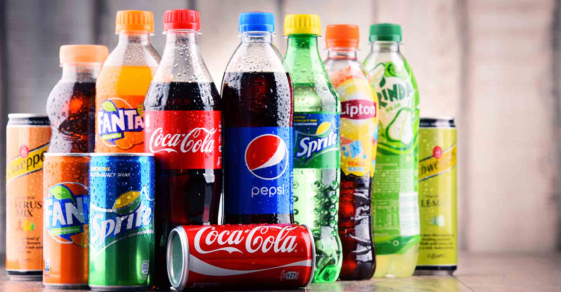 TYPES OF CARBONATED DRINKS